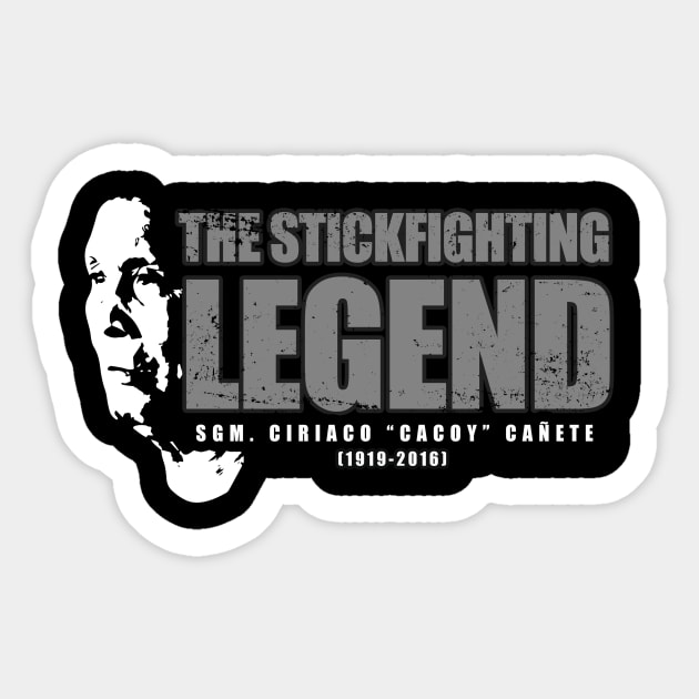 Stick Fighting Legeng Sticker by Eskrima